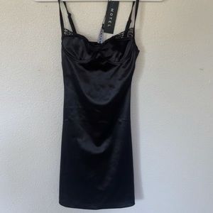 Princess Polly Motel Lesty Dress Black